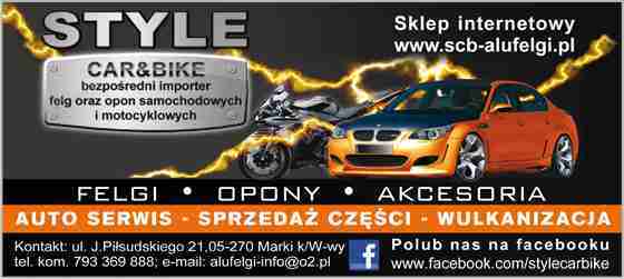 STYLE CAR-BIKE Daniel Miaskowski - części samochodowe warszawa MARKI auto serwis warszawa MARKI